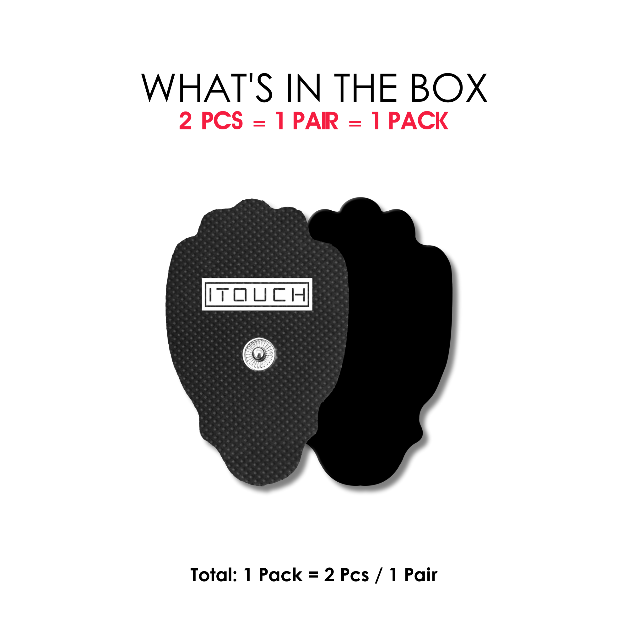 M-size TENS Electrode Up To Pads 50 Pairs