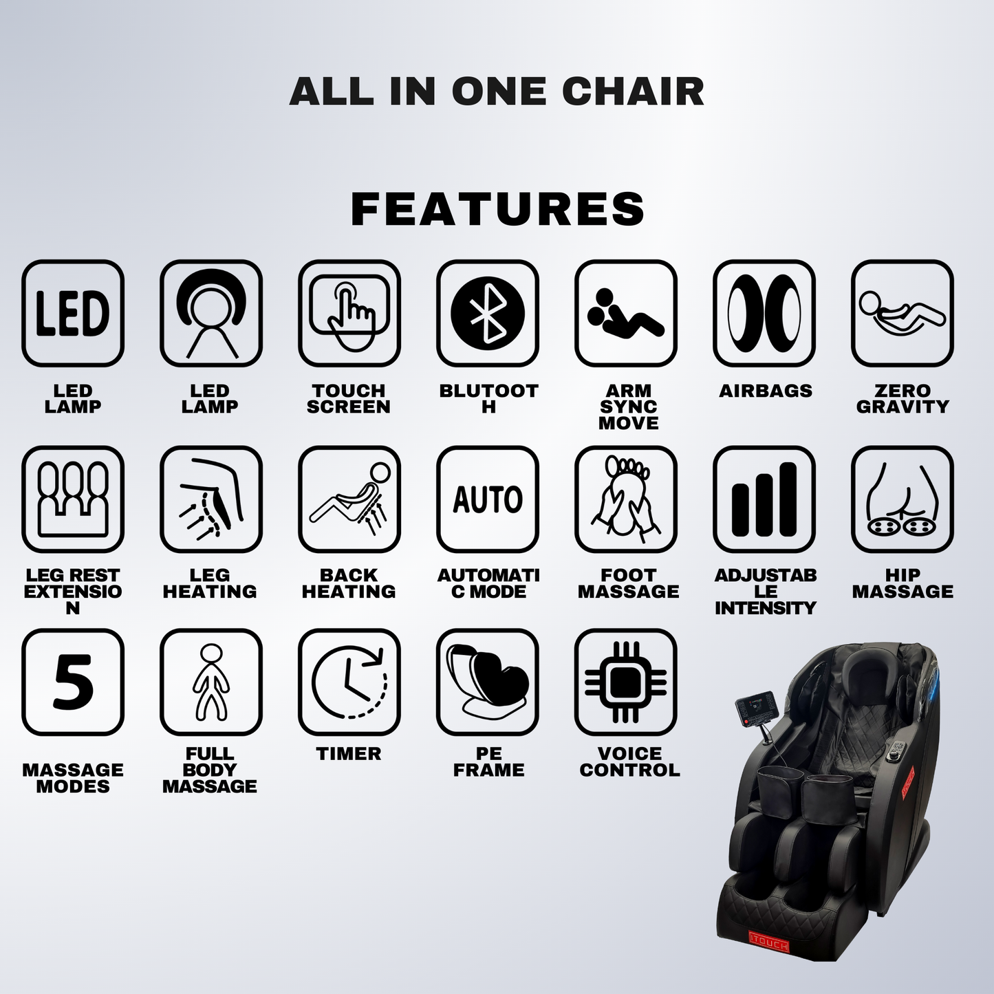 ITOUCH New AI Massage Chair