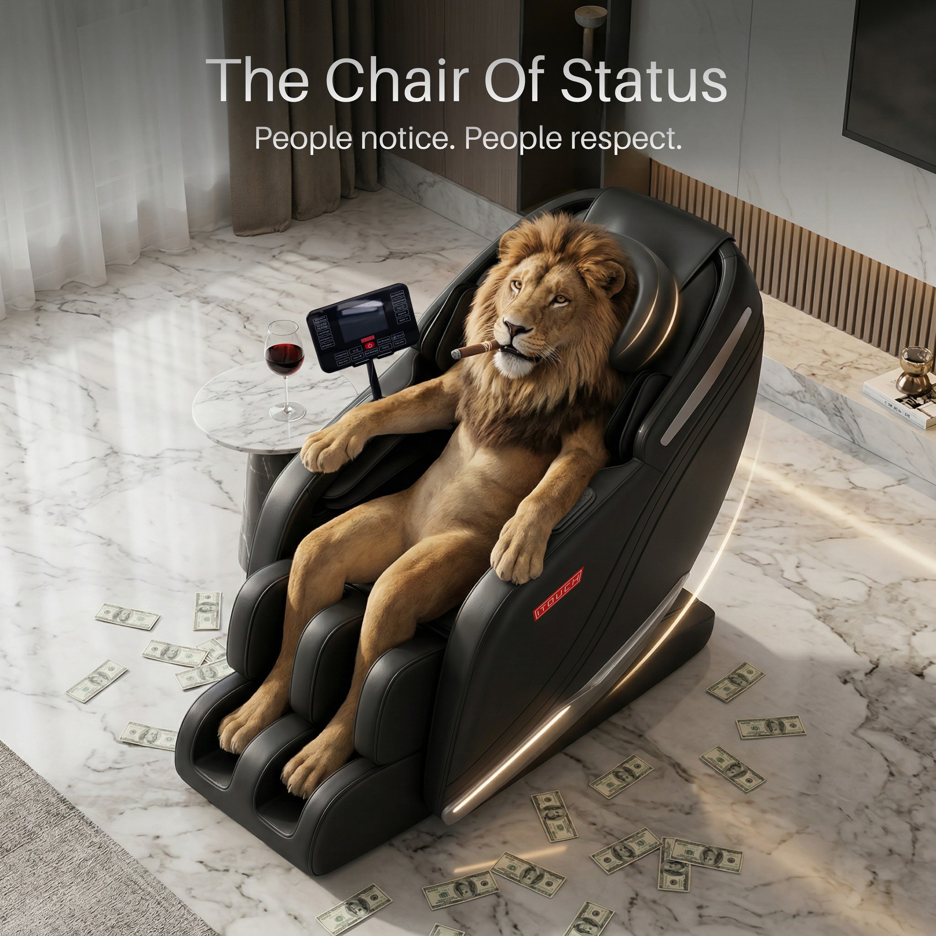AI Massage Chair (Model VD-8300) Black