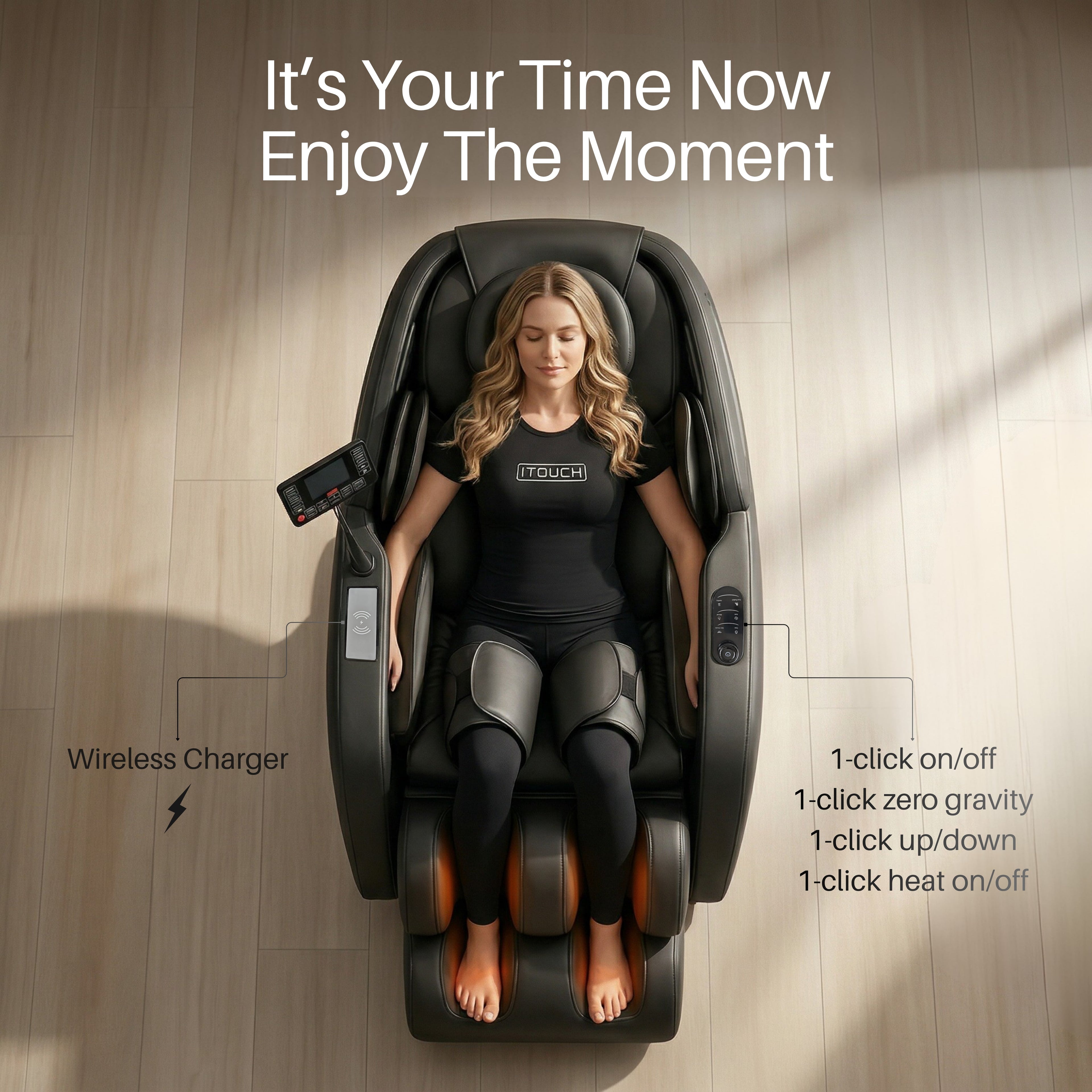 AI Massage Chair (Model VD8300) Shadow Black
