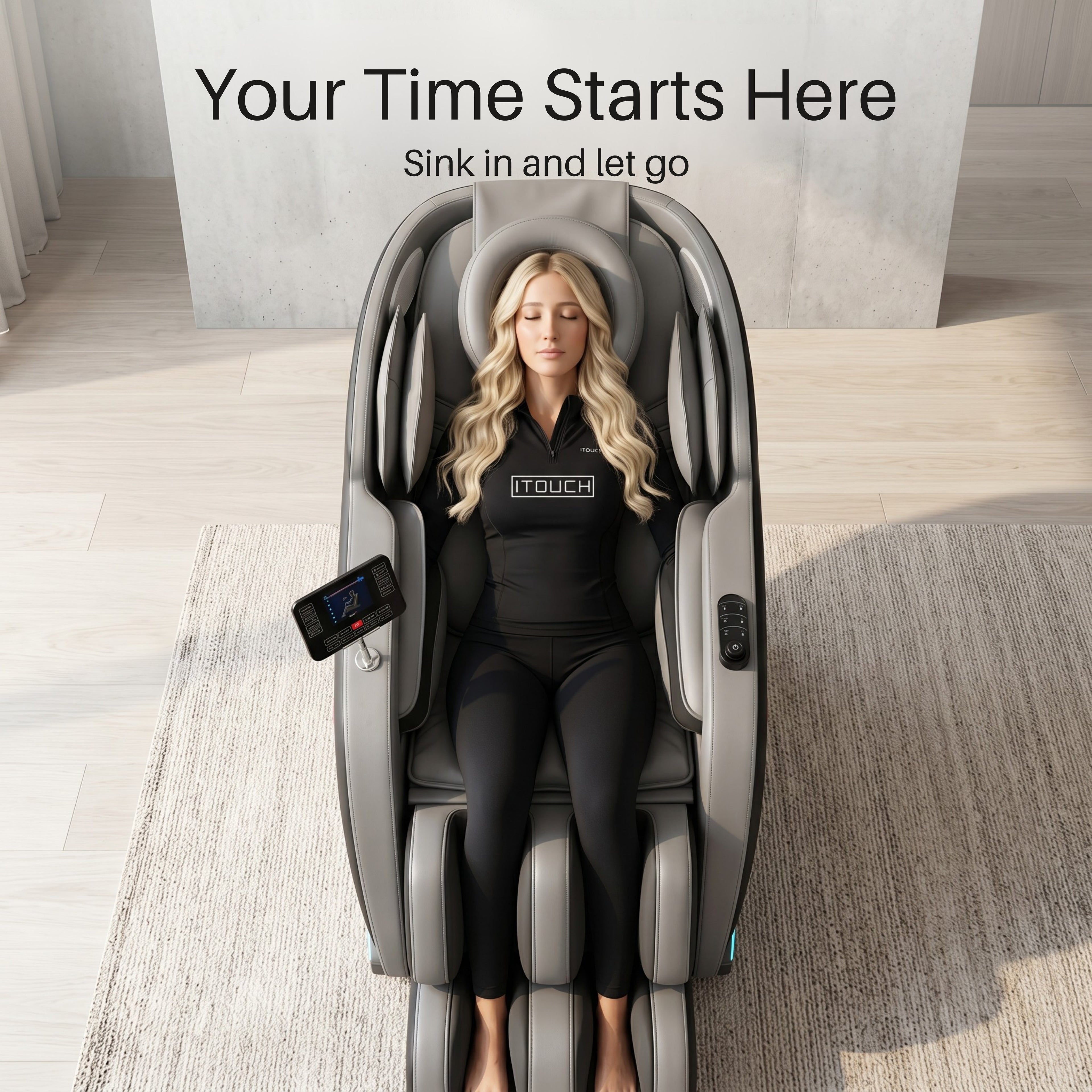 AI Massage Chair (Model VD-8300) Black/Gray