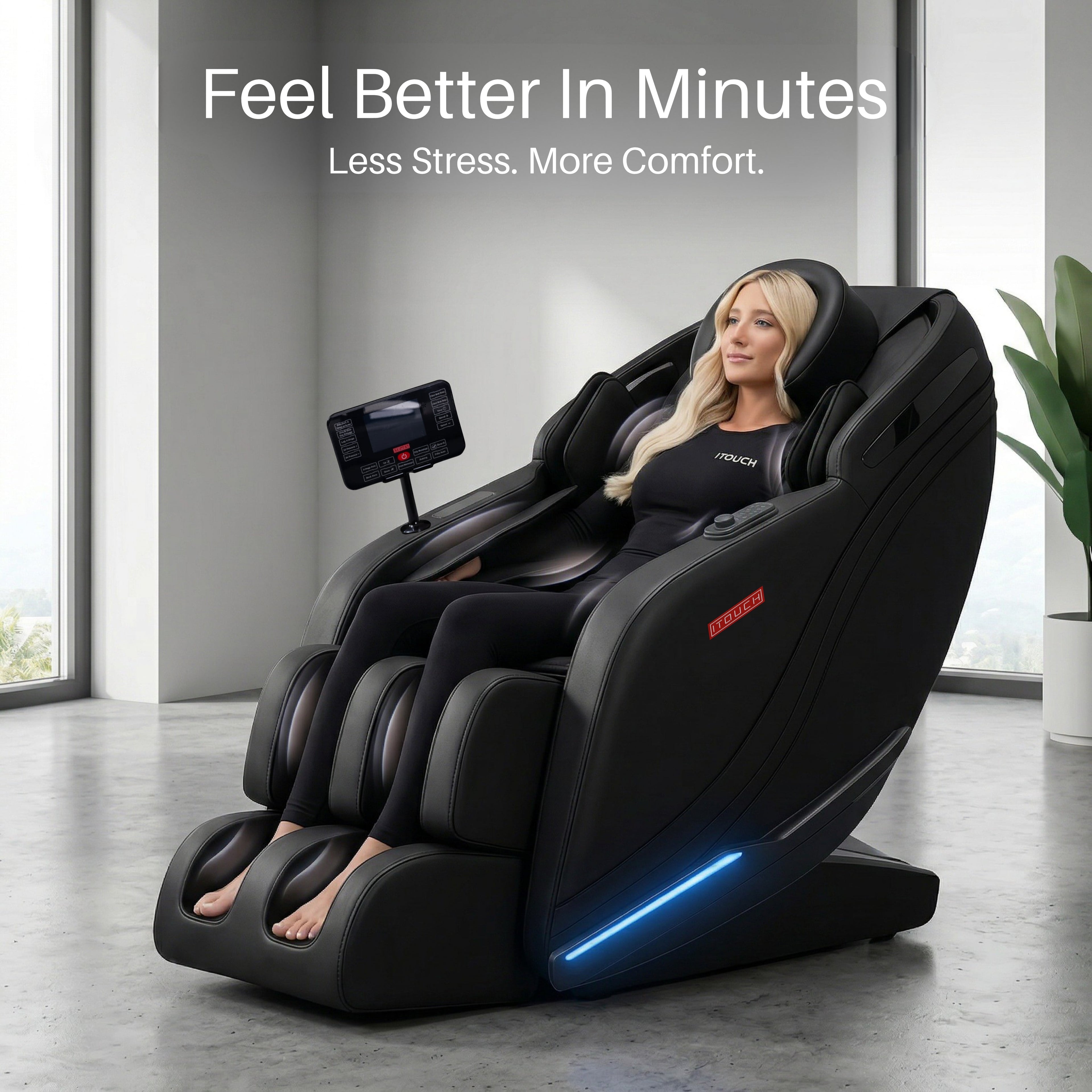 AI Massage Chair (Model VD8300) Shadow Black