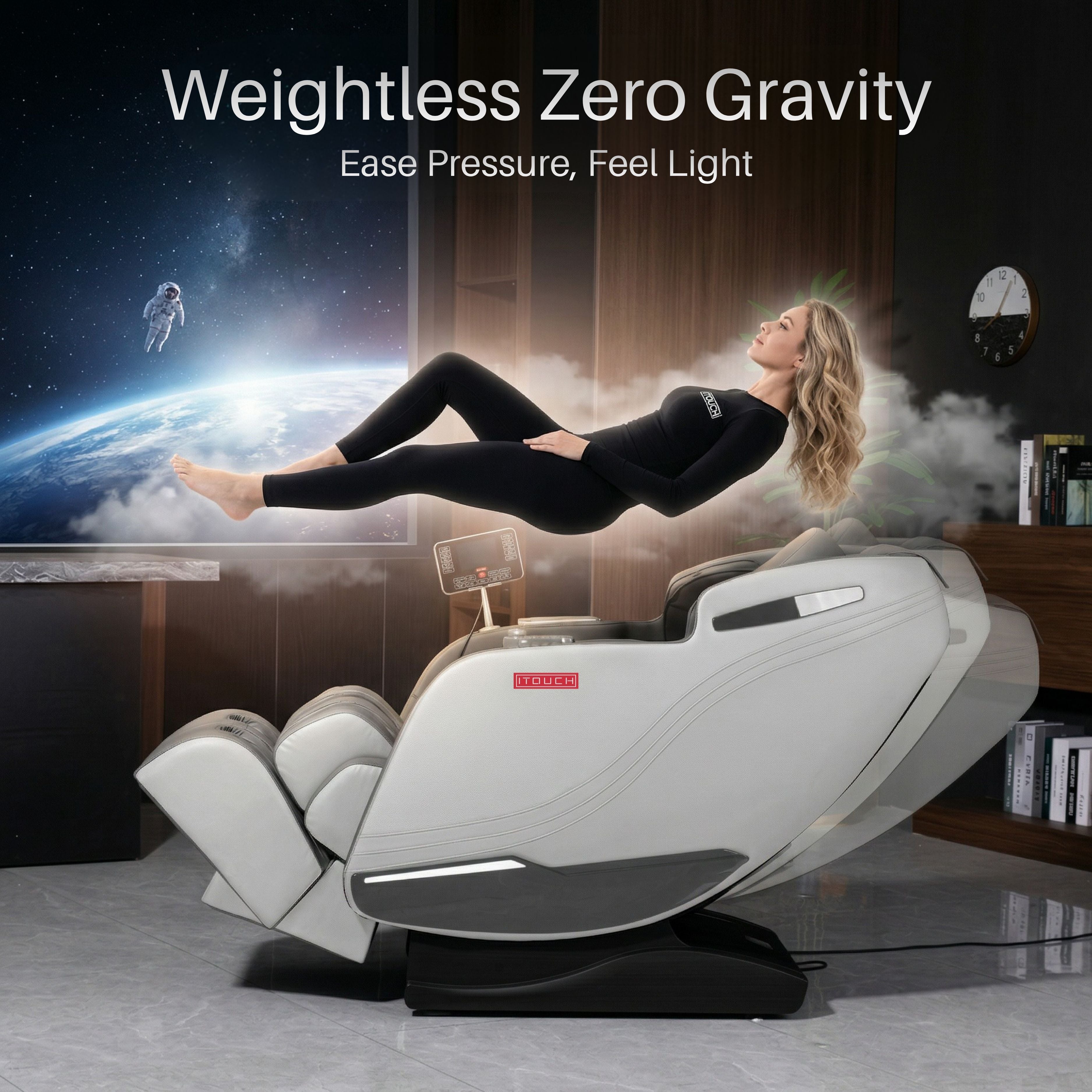 AI Massage Chair (Model VD8300) Pearl White