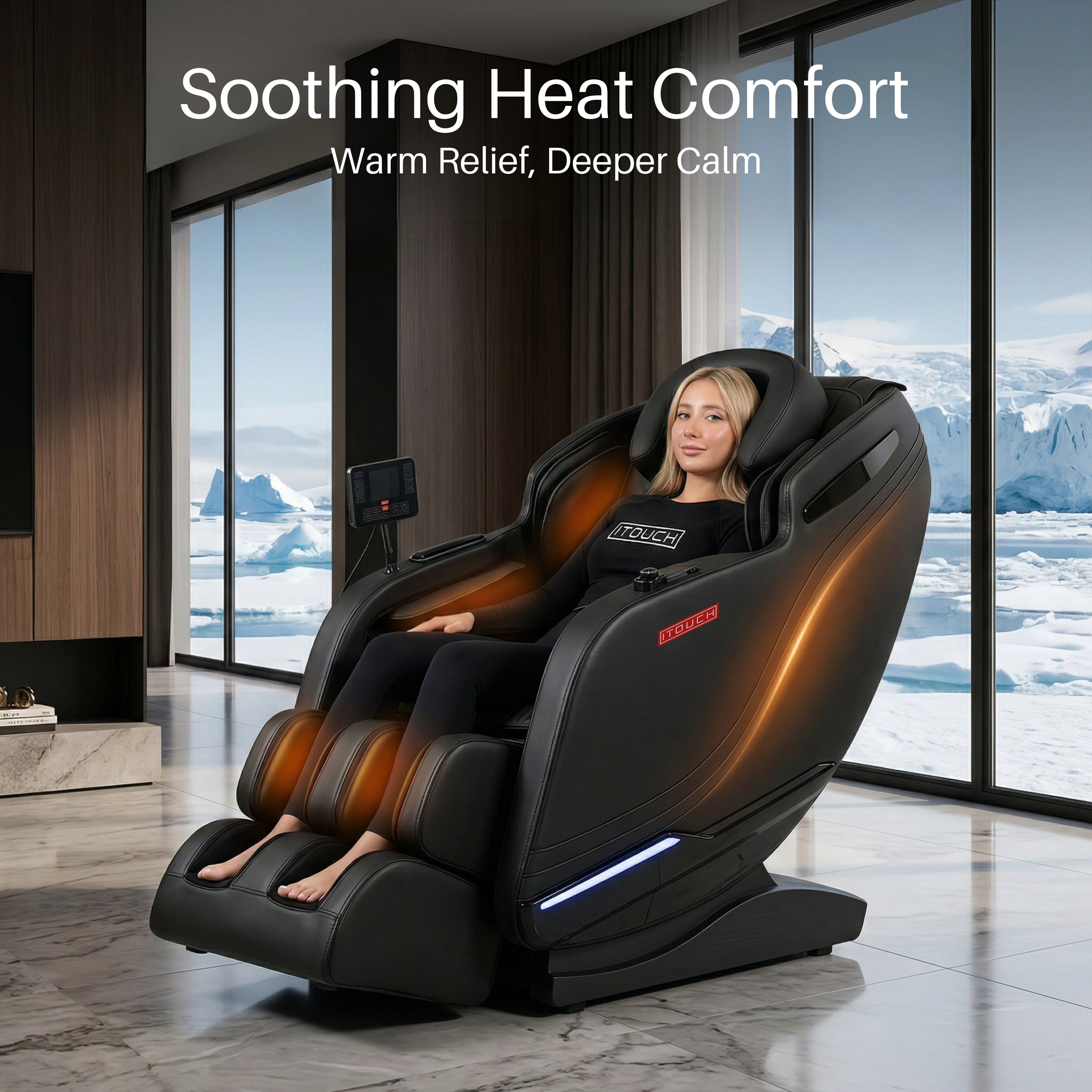 AI Massage Chair (Model VD8300) Shadow Black