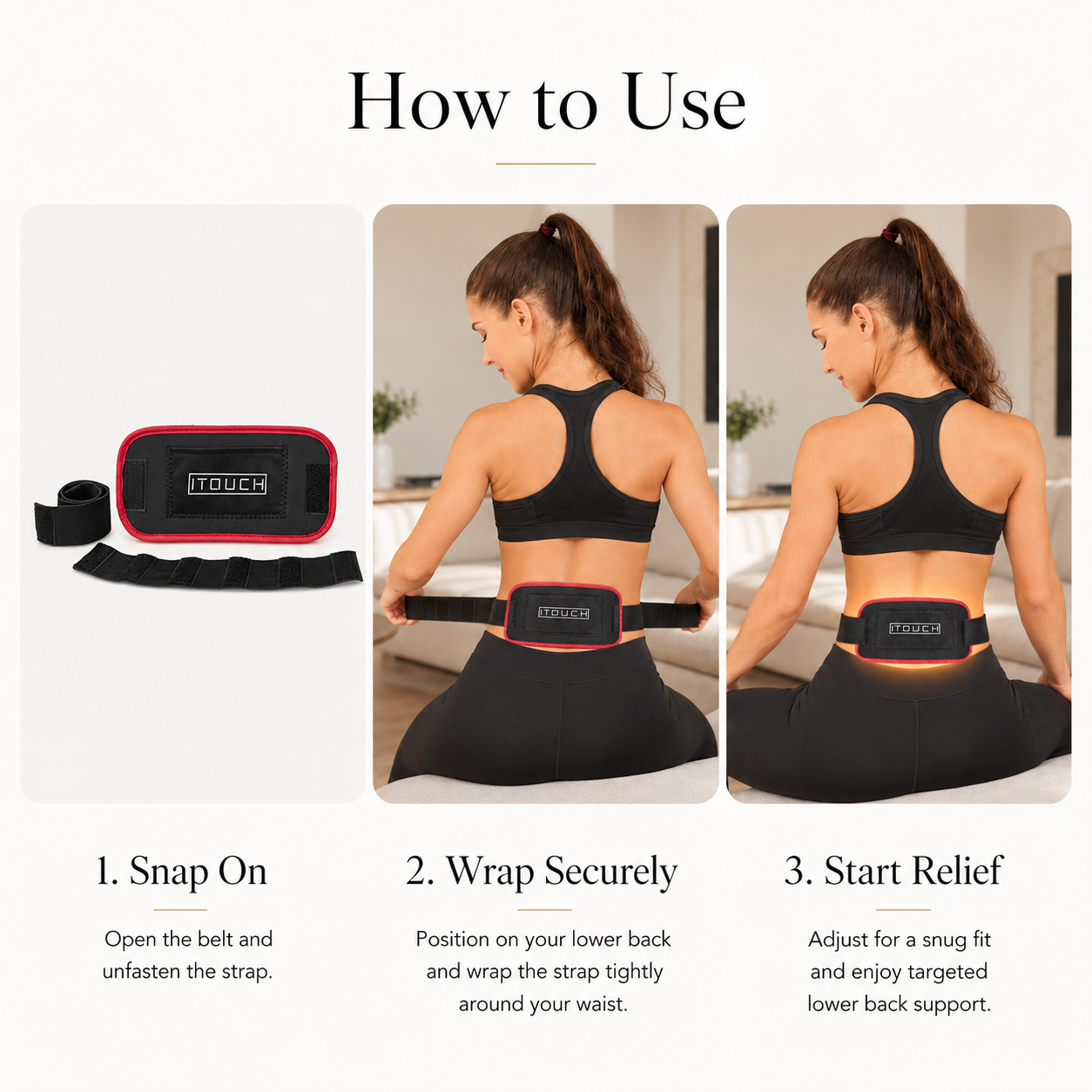 ITOUCH Lower Back Relief Belt