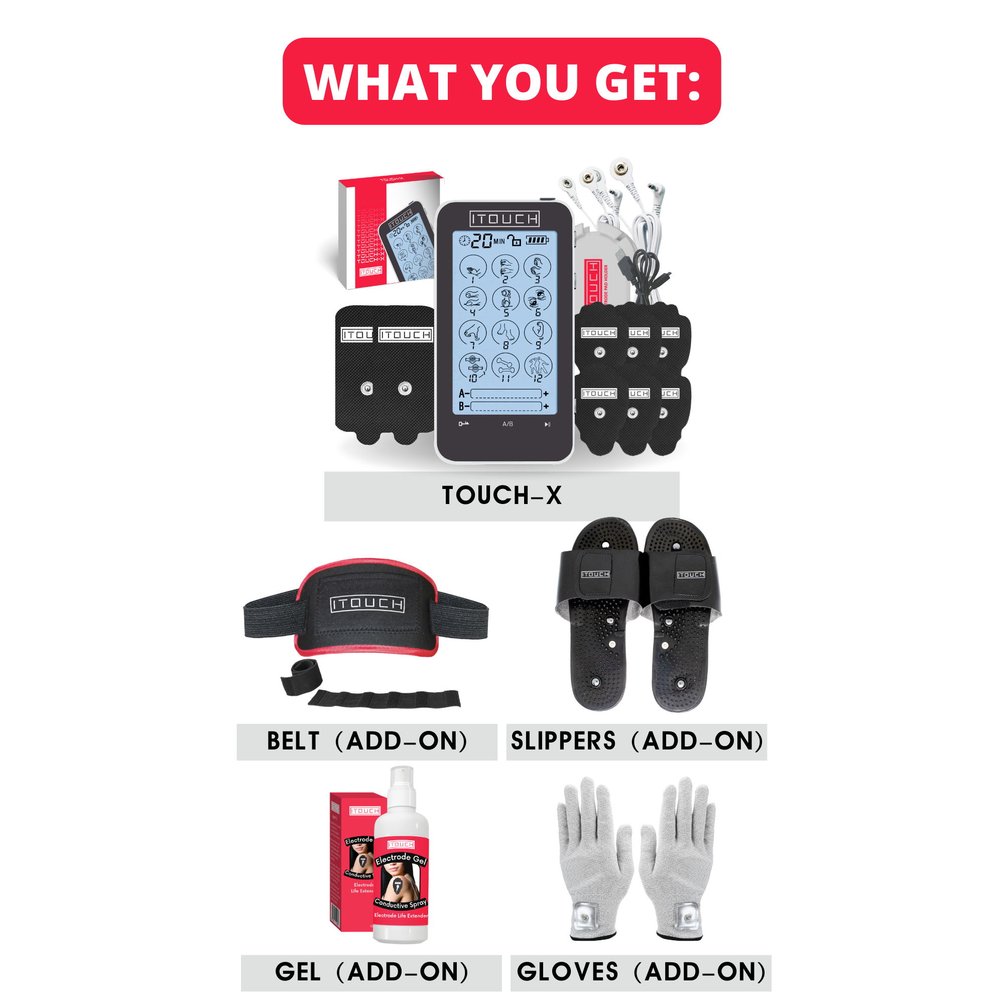 TOUCH X 3 in 1 Combo Set